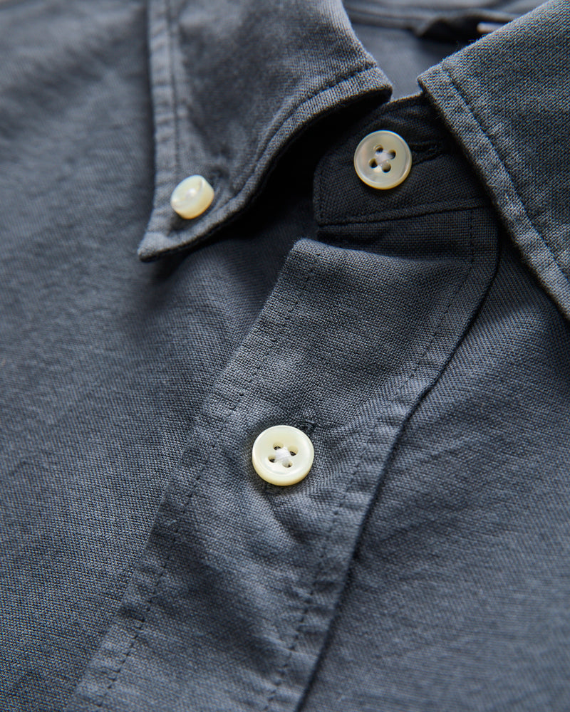 Big Oxford Shirt in Garment Dyed Navy