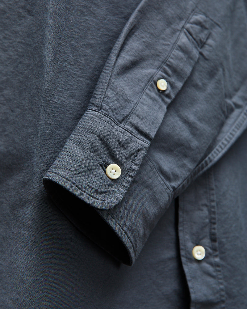 Big Oxford Shirt in Garment Dyed Navy