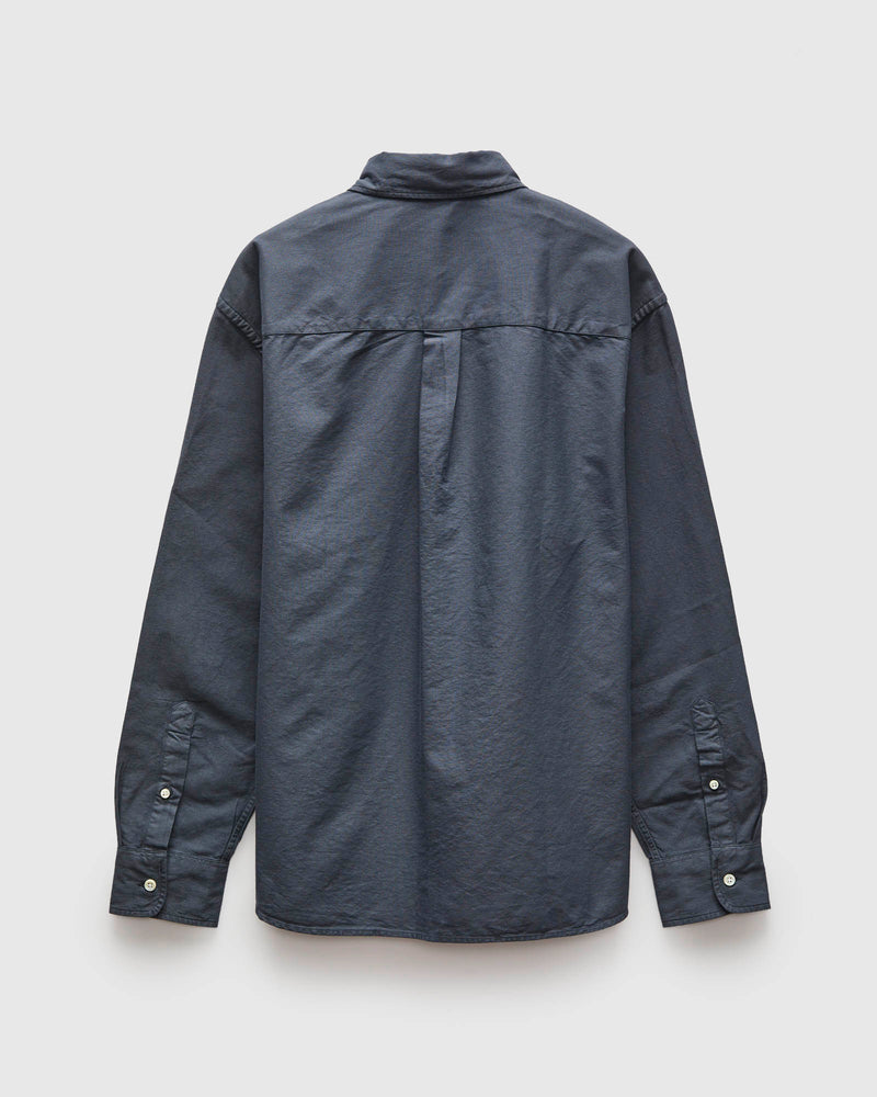 Big Oxford Shirt in Garment Dyed Navy