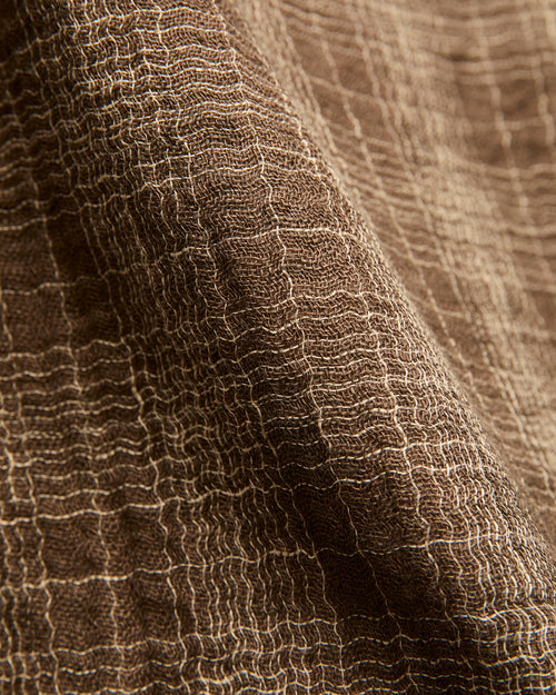 Utility Shirt in Drab Wavy Check