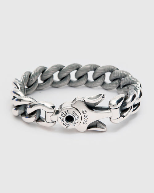 2A Goosebumps Model 10 Bracelet Size B in Sterling Silver