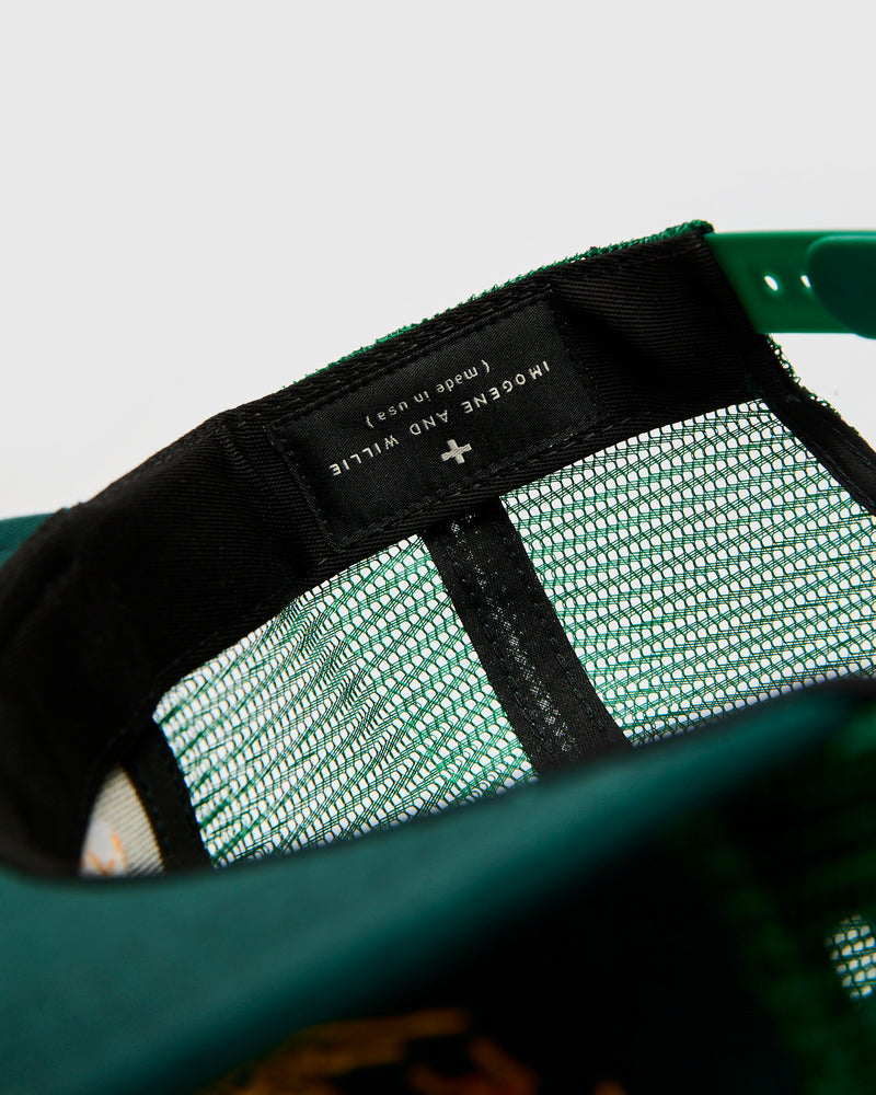 Bronco Trucker Cap in Green