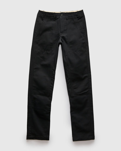 Hencye Double Knee Workpant in Black