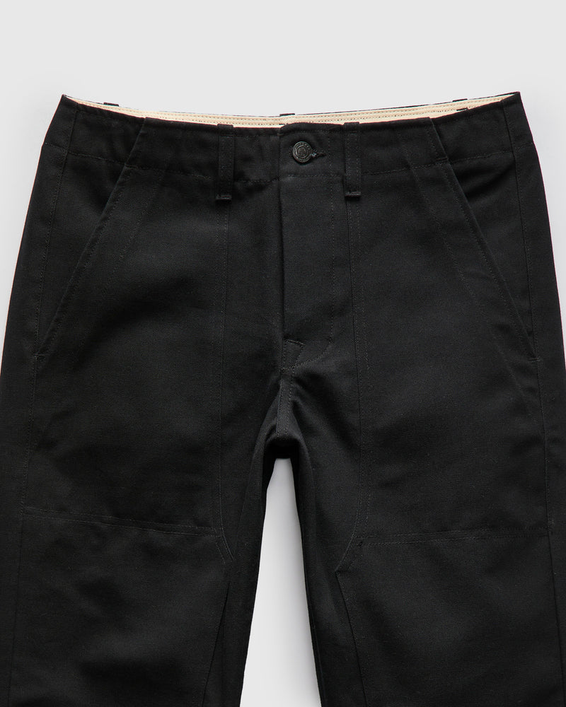 Hencye Double Knee Workpant in Black