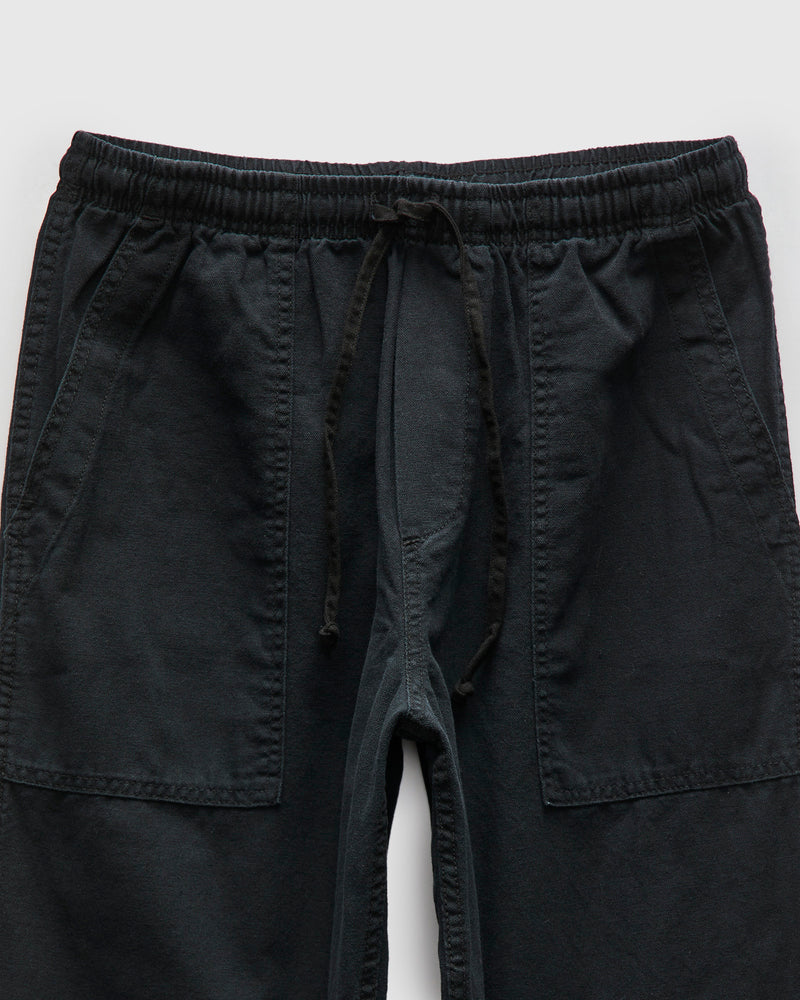 Ventura Chore Pant in Faded Black