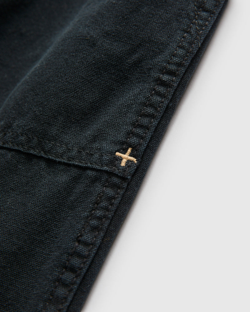 Ventura Chore Pant in Faded Black