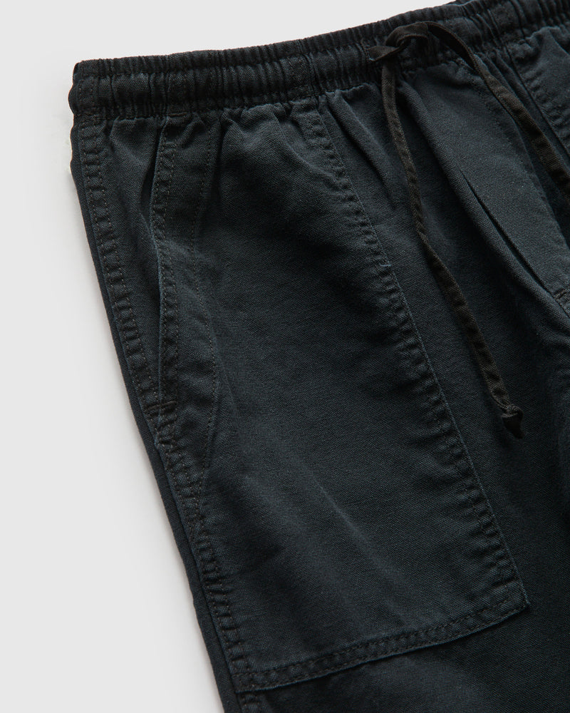 Ventura Chore Pant in Faded Black