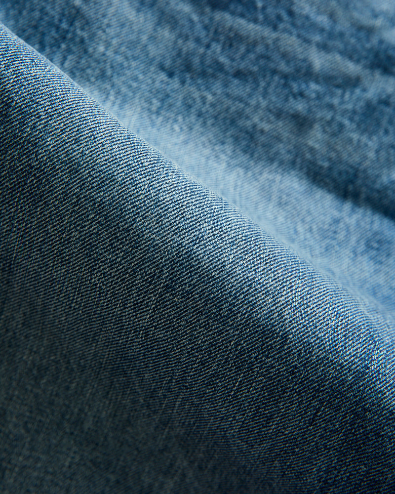 "Barton Freemont" 14oz Washed Selvedge Denim - Slim Straight Fit