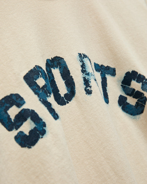 "Sports" T-Shirt in Vintage White