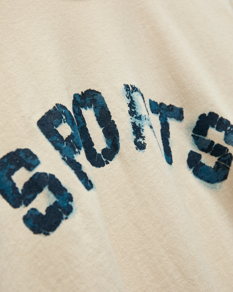 "Sports" T-Shirt in Vintage White