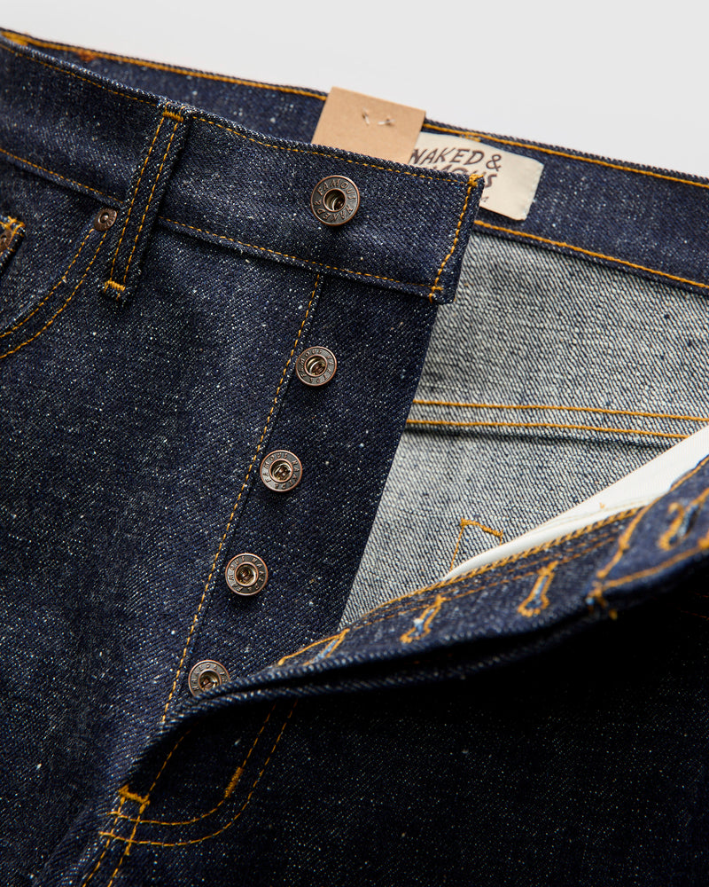 "Brawler" 17oz Selvedge Denim - Strong Guy Fit