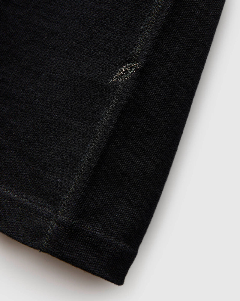 Super Heavyweight Jersey T-Shirt in Black Indigo