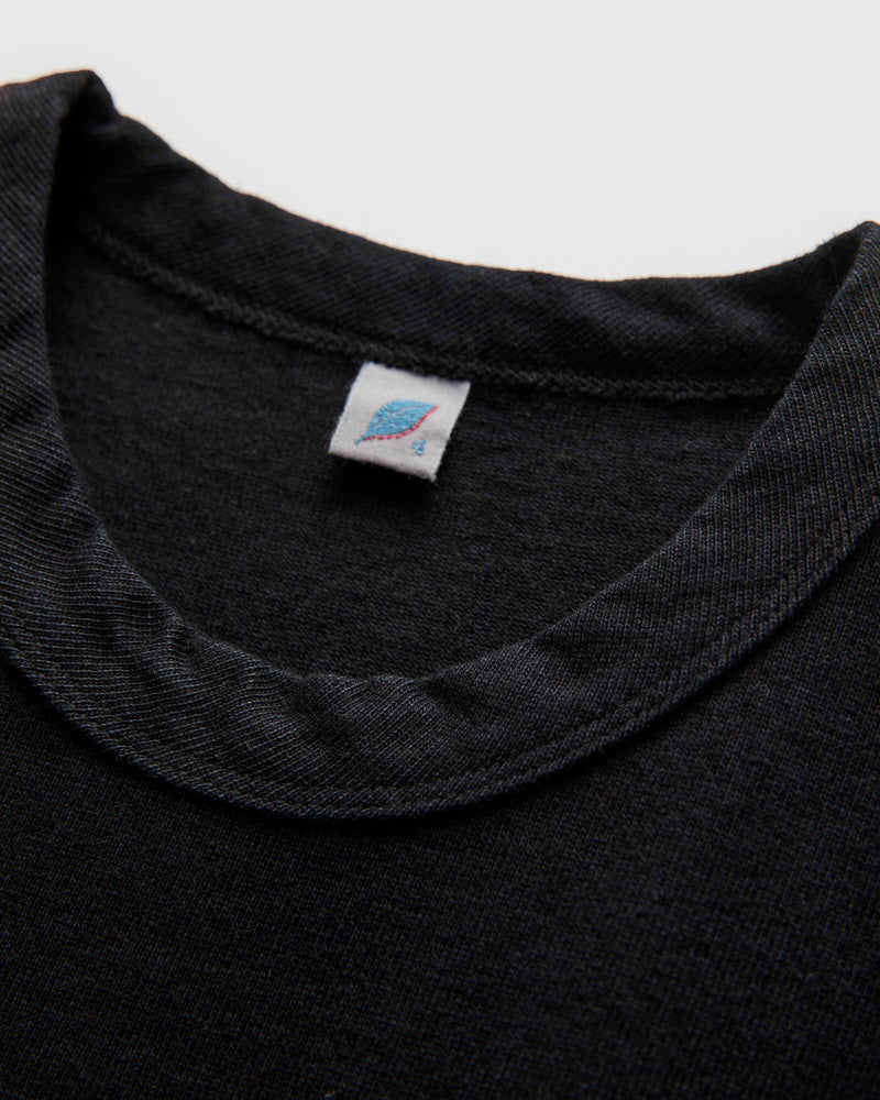 Super Heavyweight Jersey T-Shirt in Black Indigo