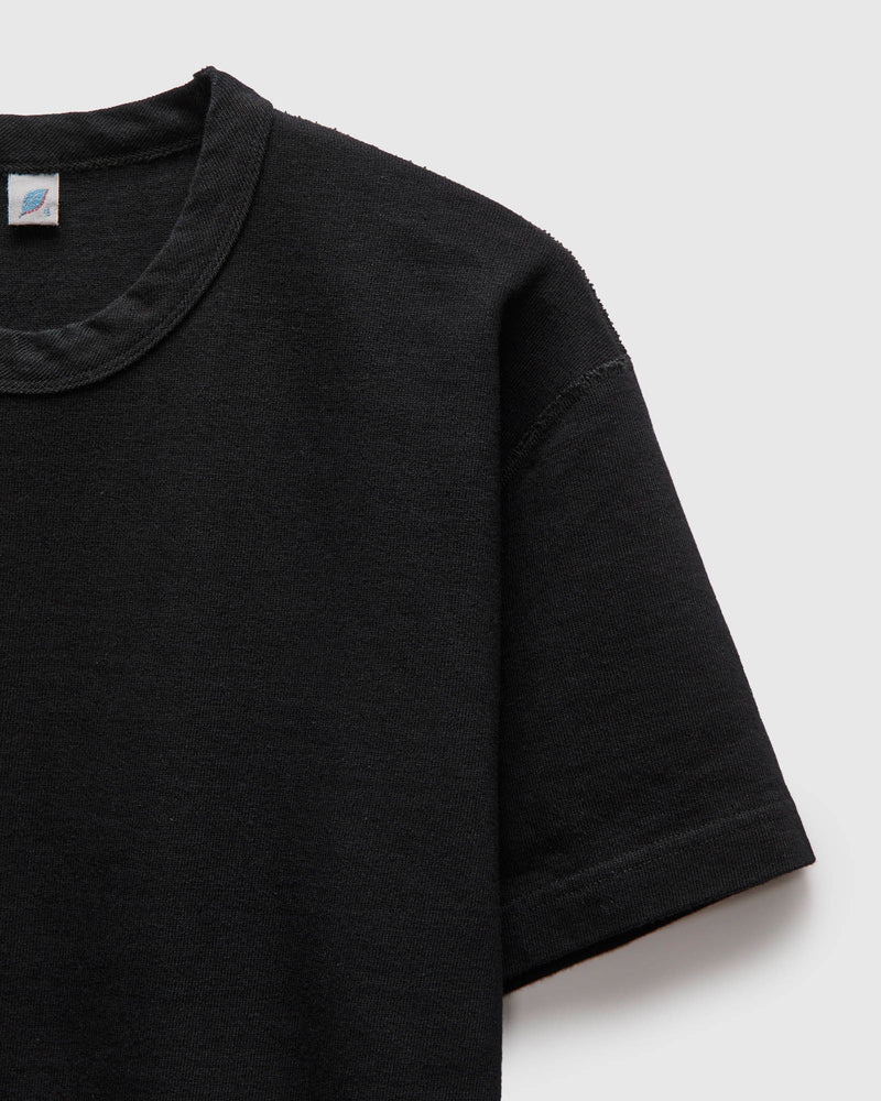 Super Heavyweight Jersey T-Shirt in Black Indigo