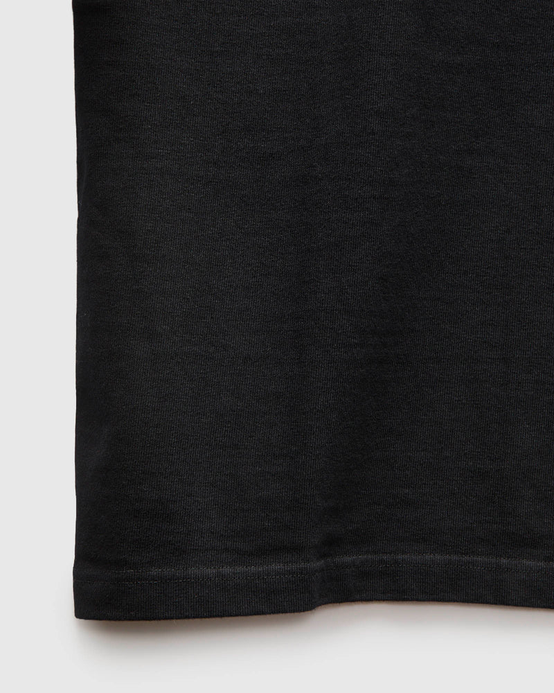 Super Heavyweight Jersey T-Shirt in Black Indigo