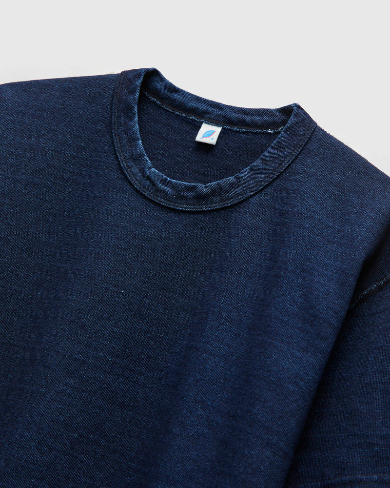 Super Heavyweight Jersey T-Shirt in Indigo