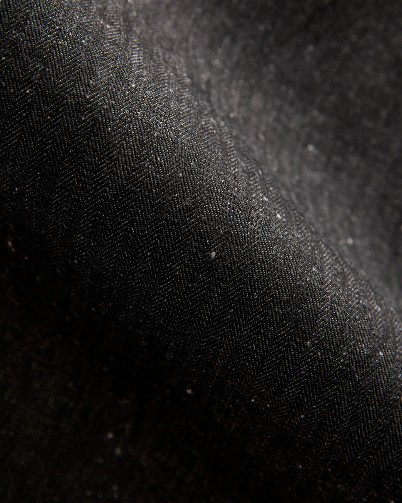 Herringbone Nep Work Pants in Black