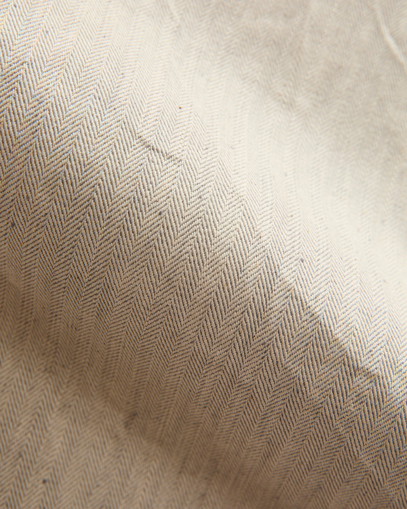 Herringbone Nep Work Pants in Oatmeal
