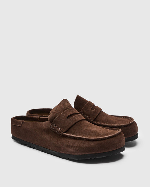 Naples Wrapped Clog in Carafe Suede