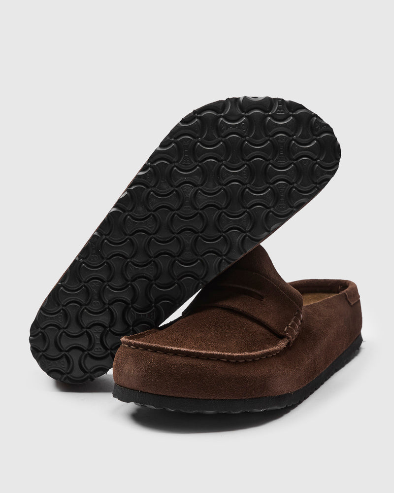Naples Wrapped Clog in Carafe Suede