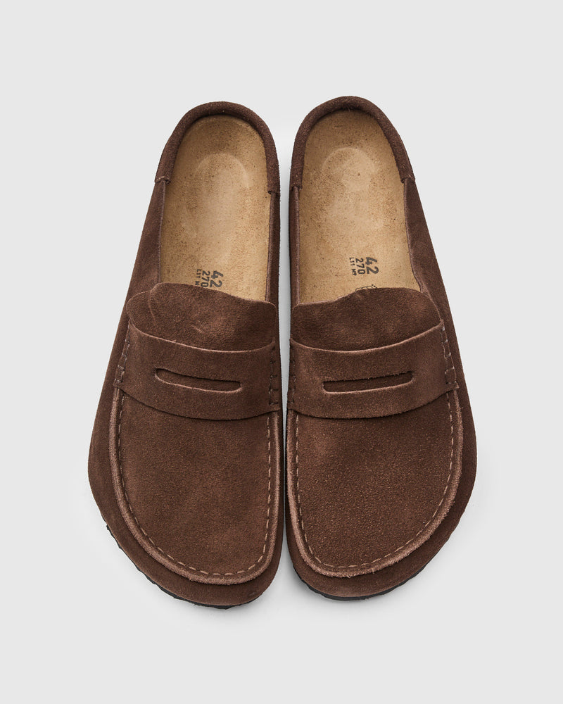 Naples Wrapped Clog in Carafe Suede