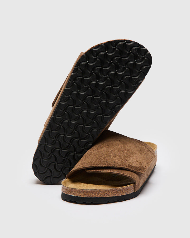 Solana Sandal in Dark Tea Suede