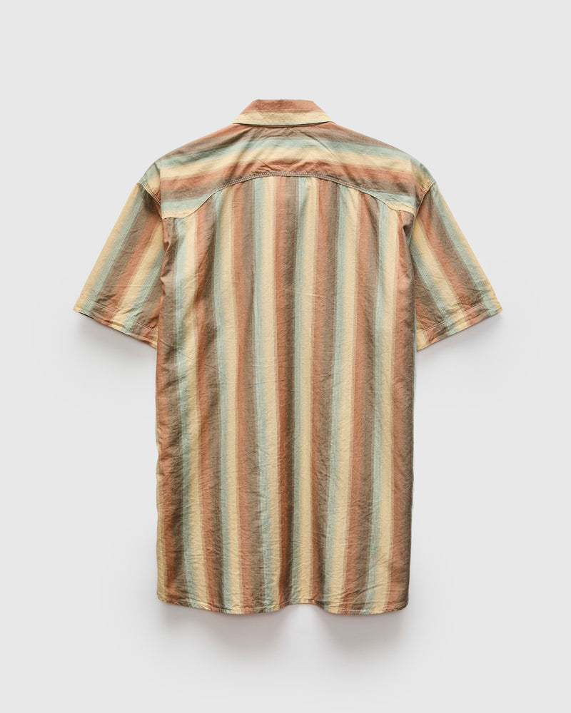 Calico SS Western Shirt in Dusty Desert Stripe