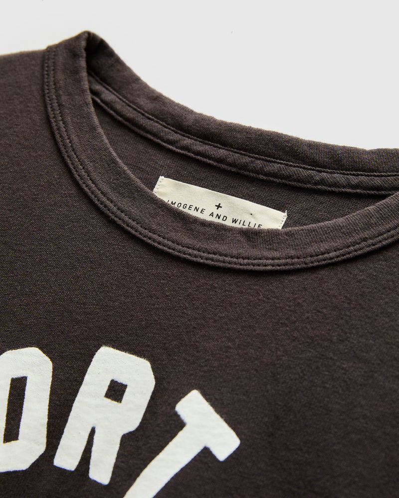 "Support Live Music" T-Shirt in Vintage Black