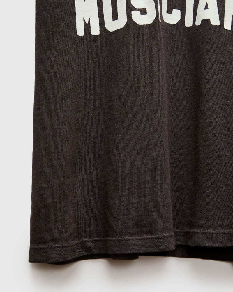 "Support Live Music" T-Shirt in Vintage Black