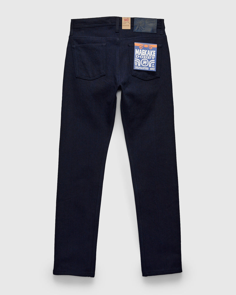 "Maekake Dobby" 12.2oz Indigo Dobby - Weird Guy Fit