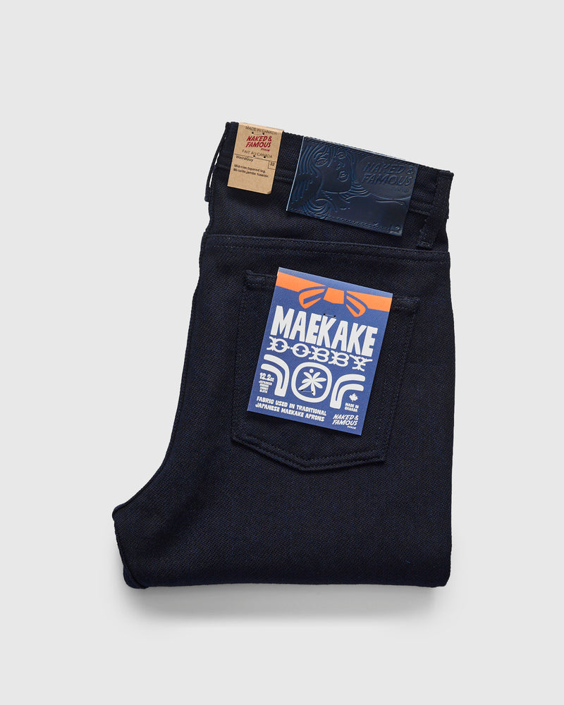 "Maekake Dobby" 12.2oz Indigo Dobby - Weird Guy Fit