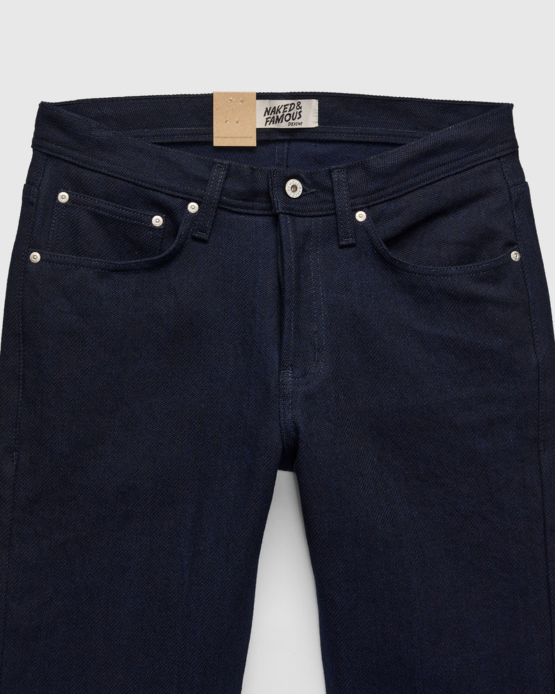 "Maekake Dobby" 12.2oz Indigo Dobby - Weird Guy Fit