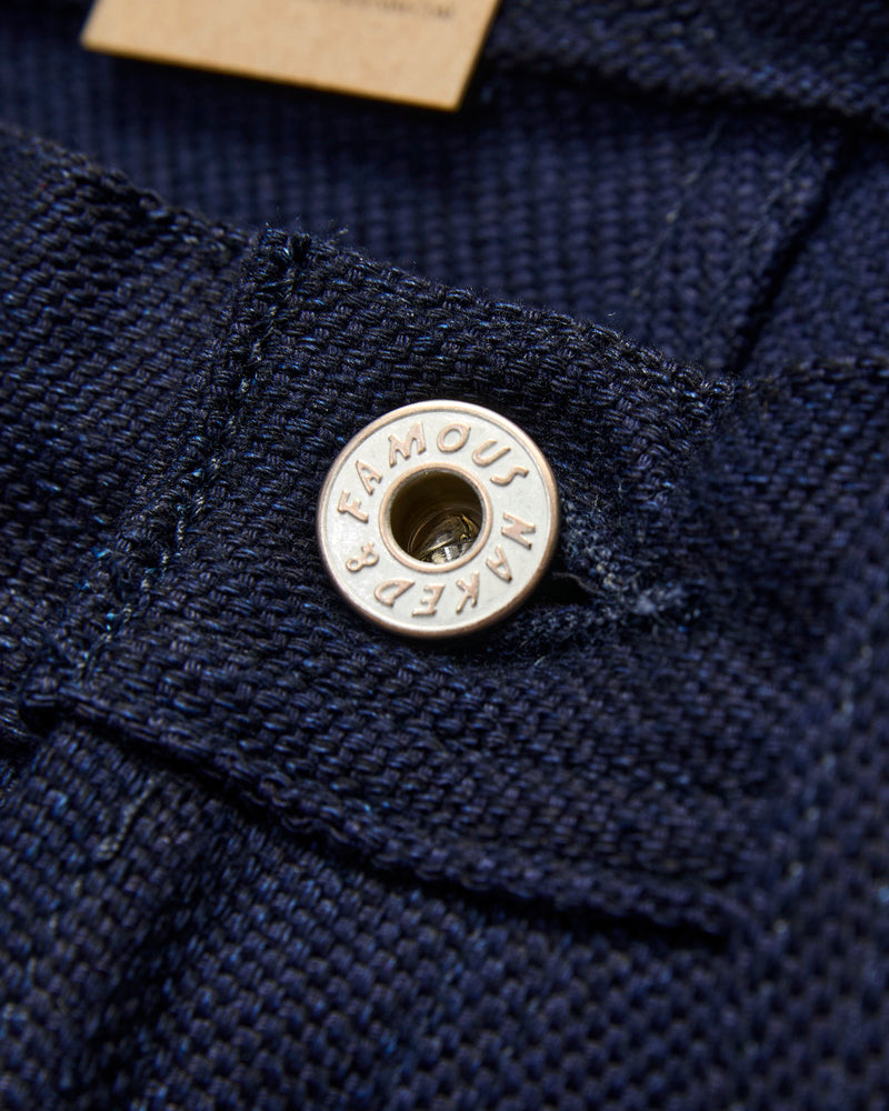 "Maekake Dobby" 12.2oz Indigo Dobby - Weird Guy Fit