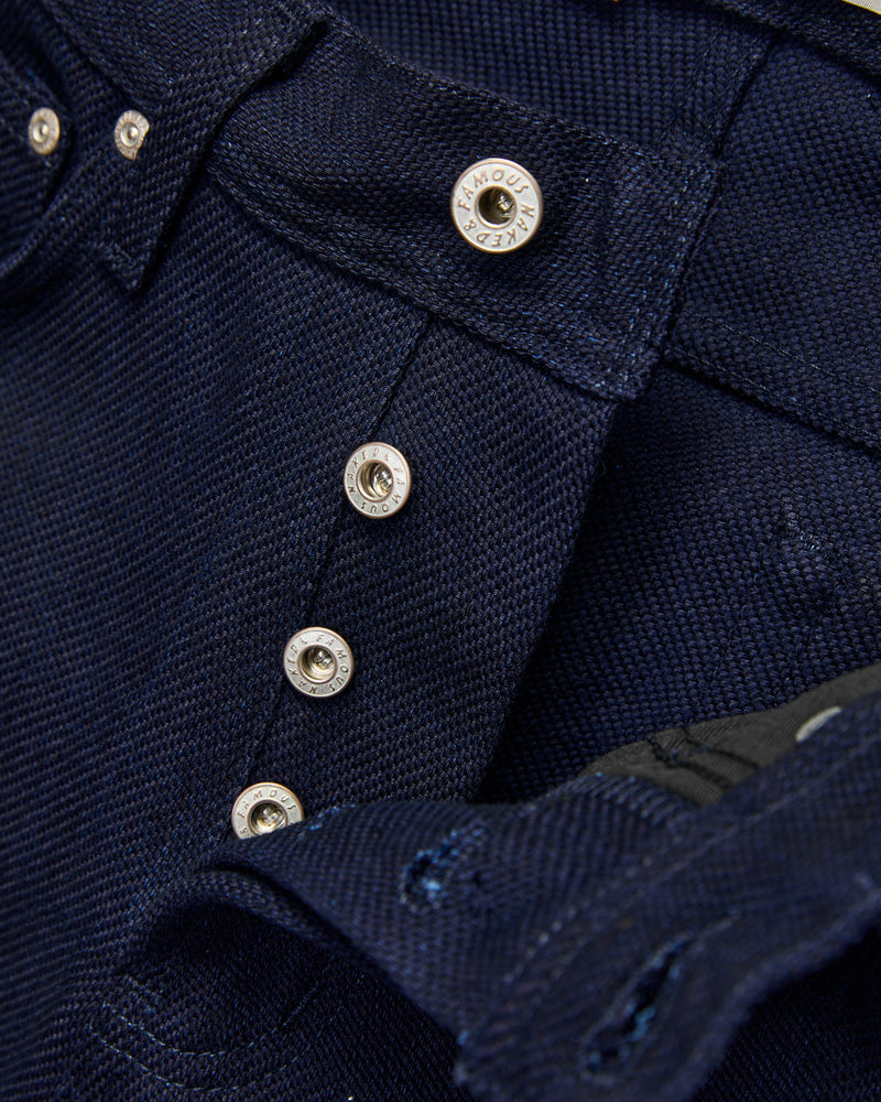 "Maekake Dobby" 12.2oz Indigo Dobby - Weird Guy Fit