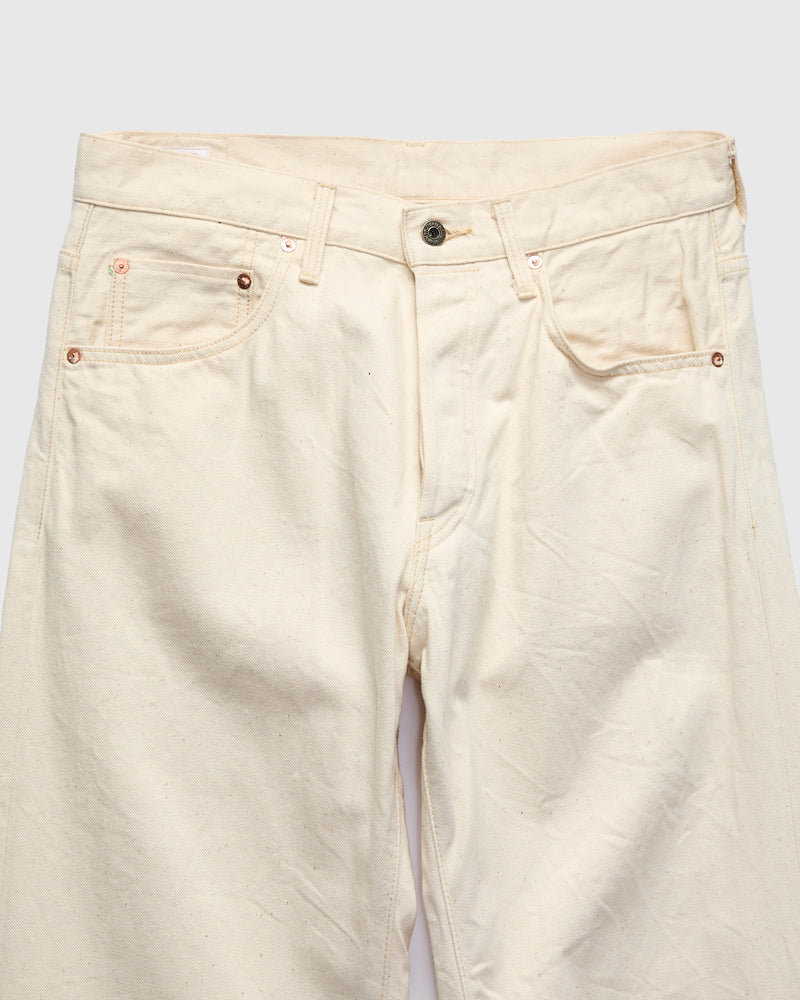 200-ECRU "Organic Cotton" 12.4oz Selvedge Denim - Wide Straight Fit