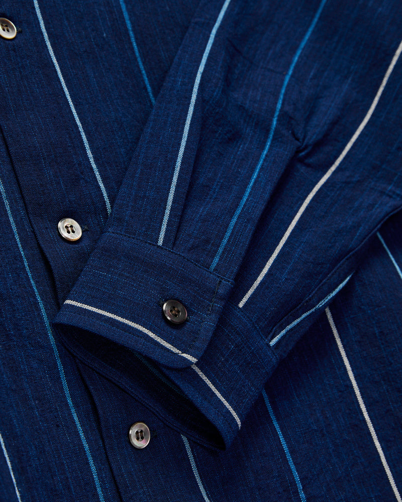 5180 Matuzaka Ori Shirt in Natural Indigo