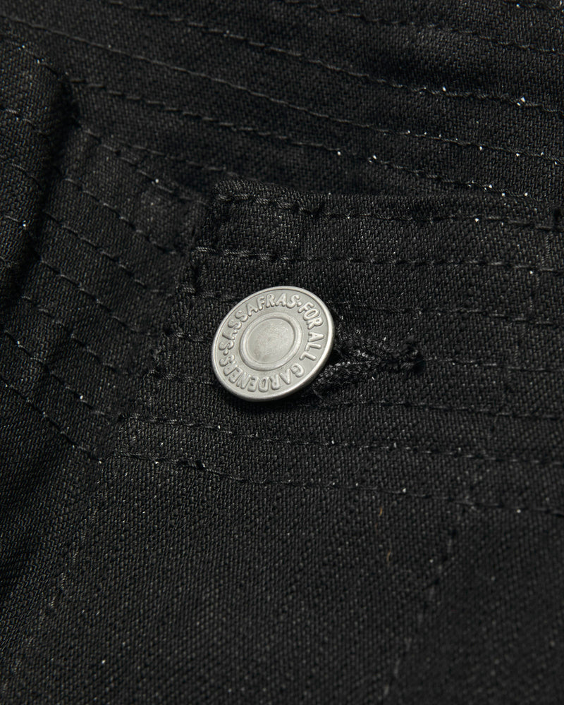 Overgrown Fatigue Pants in 8oz Denim Black