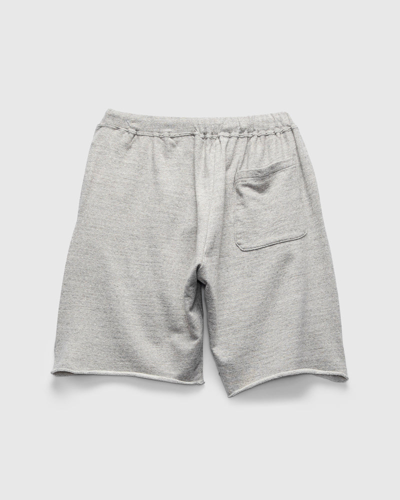Cut Off Sweatshort in Heather Grey