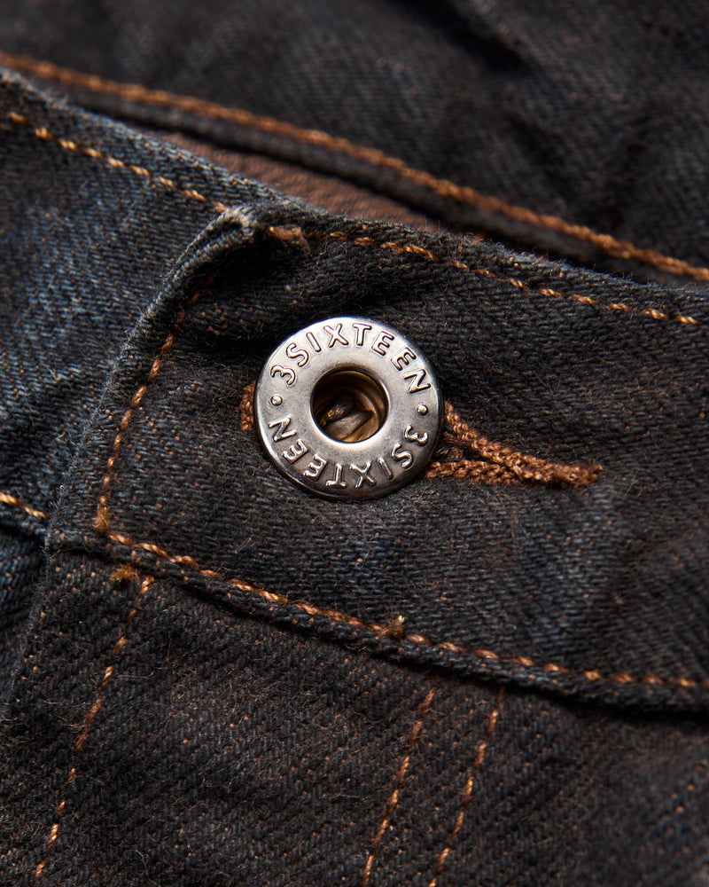 "Natural Dye Pack" 14oz Brown Selvedge Denim - Relaxed Straight Fit