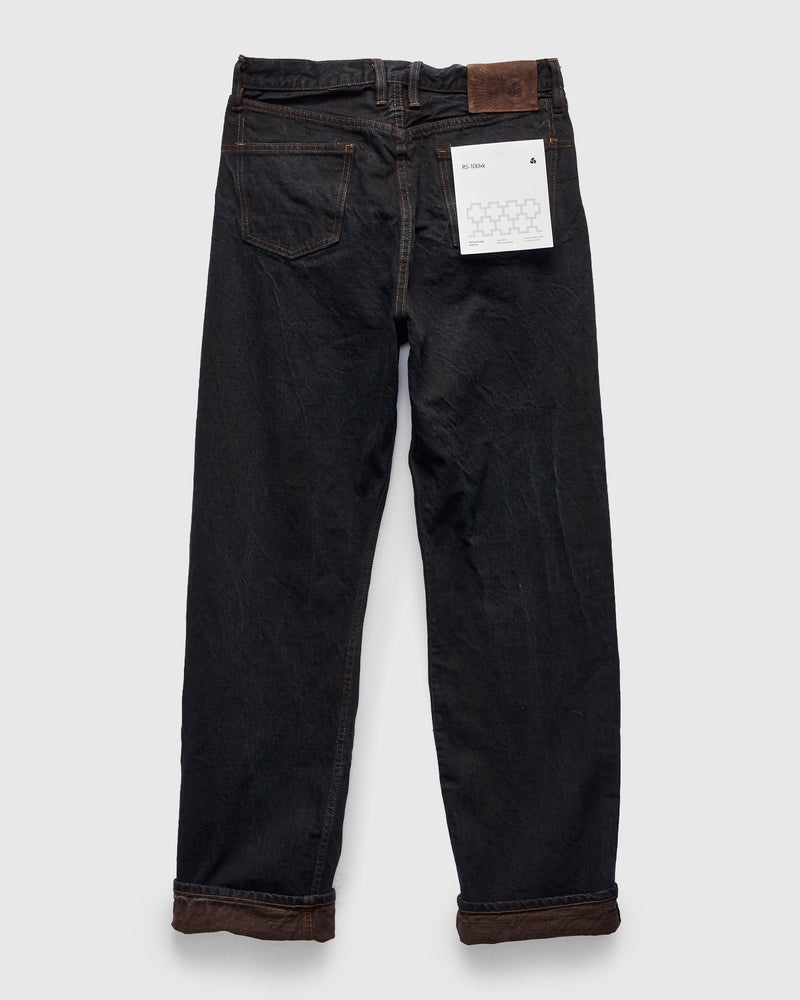 "Natural Dye Pack" 14oz Brown Selvedge Denim - Relaxed Straight Fit