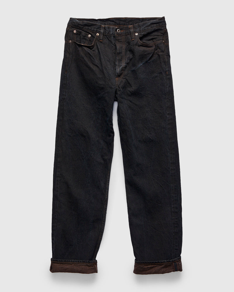 "Natural Dye Pack" 14oz Brown Selvedge Denim - Relaxed Straight Fit