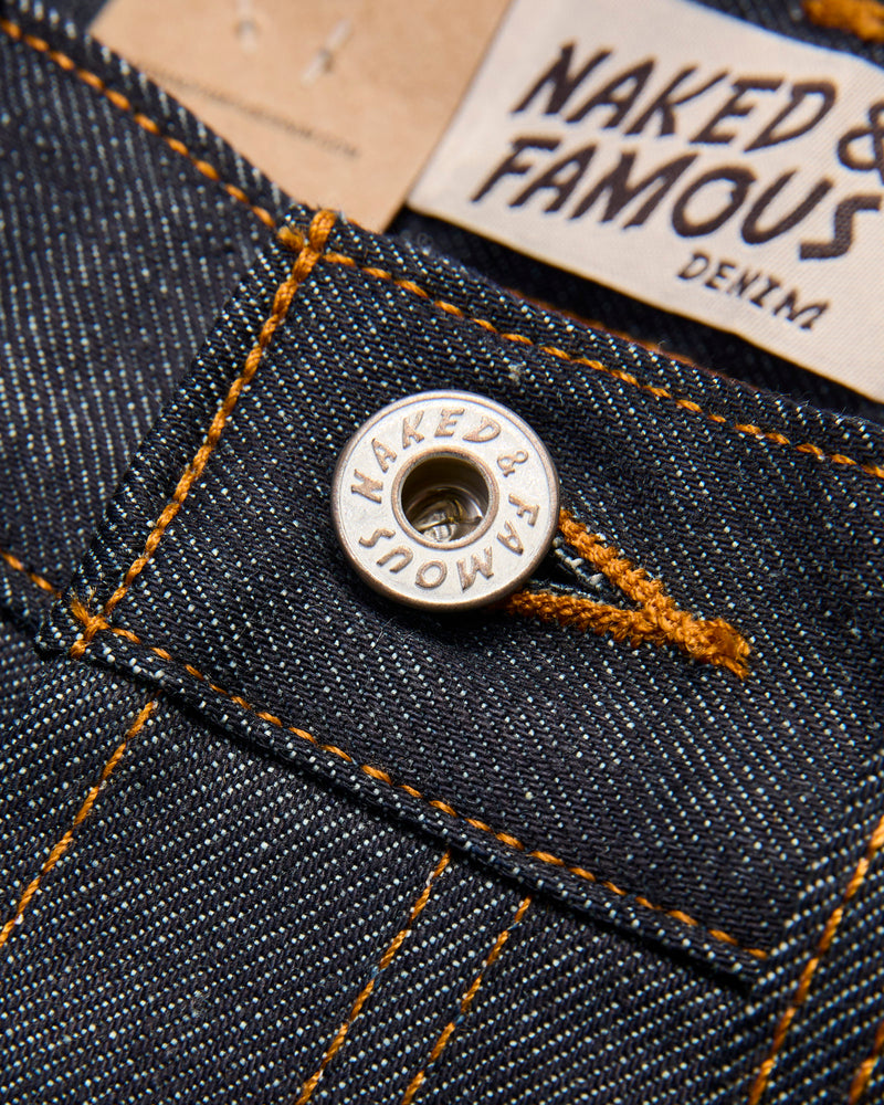 "Dia De Los Muertos Bat" 12.5oz Selvedge Denim - Strong Guy Fit