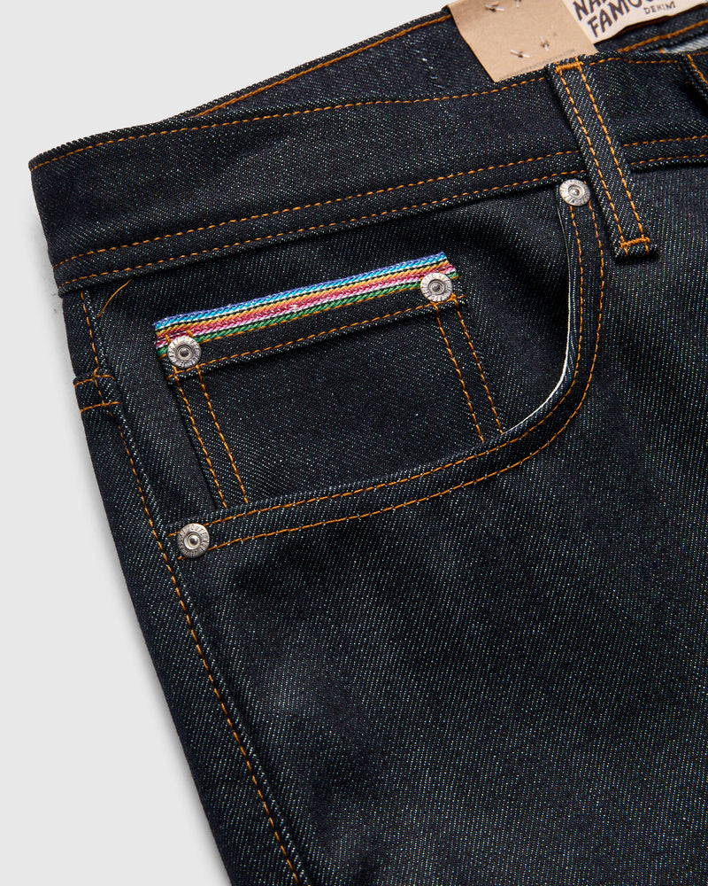 "Dia De Los Muertos Bat" 12.5oz Selvedge Denim - Weird Guy Fit