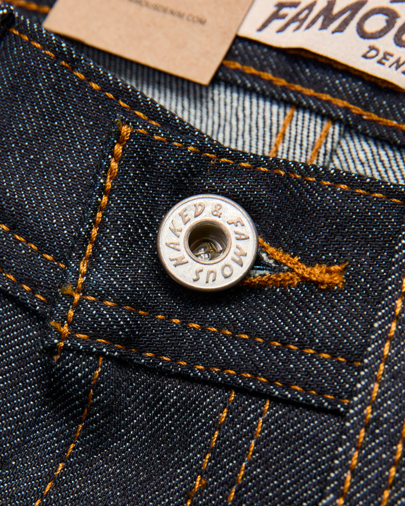 "Dia De Los Muertos Bat" 12.5oz Selvedge Denim - Weird Guy Fit
