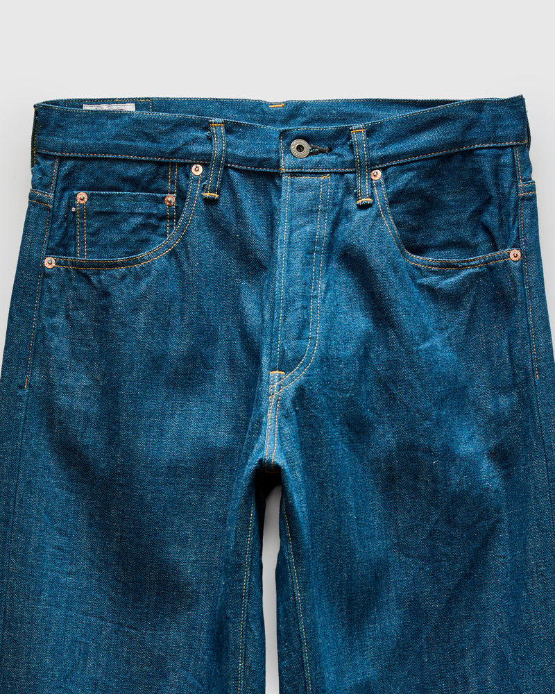 222-OFBD "Old Fade Blue" 13.7oz Selvedge Denim - Super Wide Straight  Fit