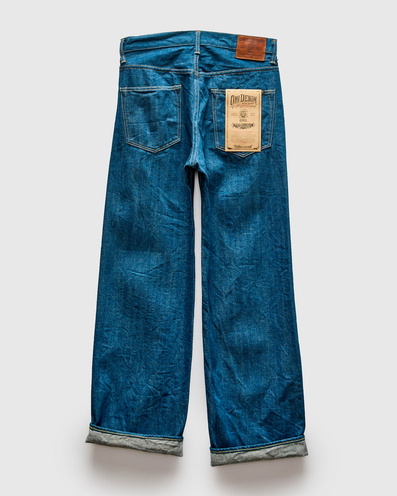 222-OFBD "Old Fade Blue" 13.7oz Selvedge Denim - Super Wide Straight  Fit