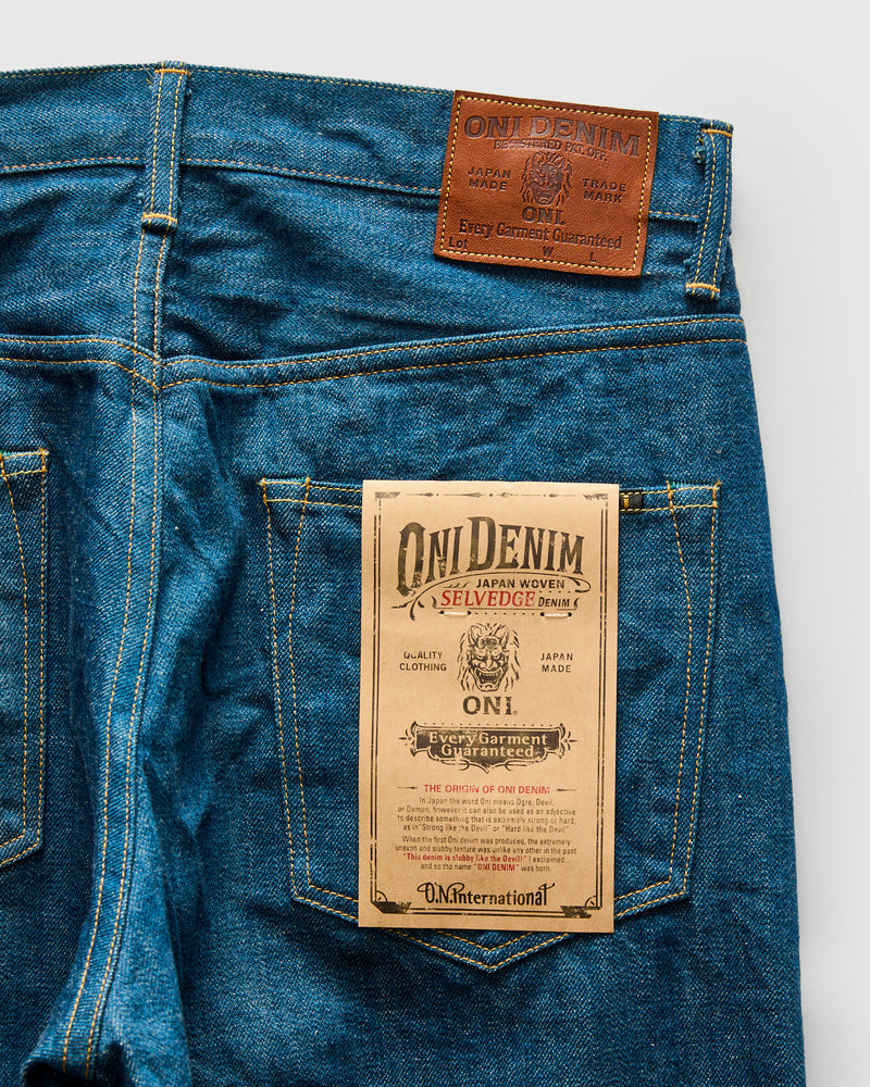222-OFBD "Old Fade Blue" 13.7oz Selvedge Denim - Super Wide Straight  Fit