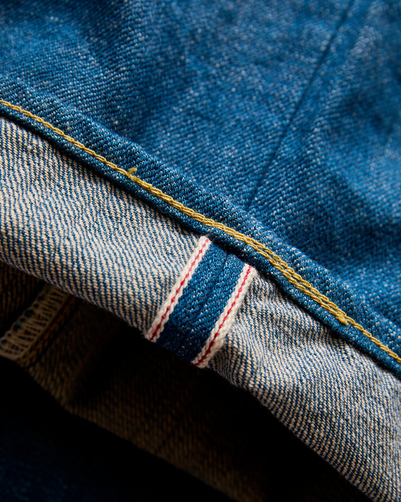 222-OFBD "Old Fade Blue" 13.7oz Selvedge Denim - Super Wide Straight  Fit