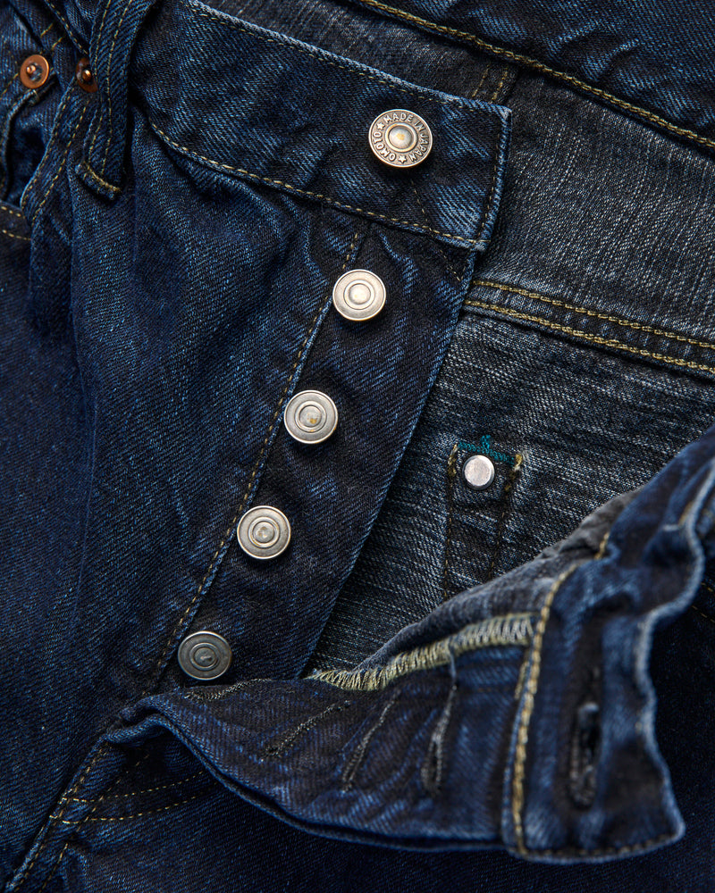 0415-BCH "Charcoal Overdye" 13.5oz Selvedge Denim - Straight Fit