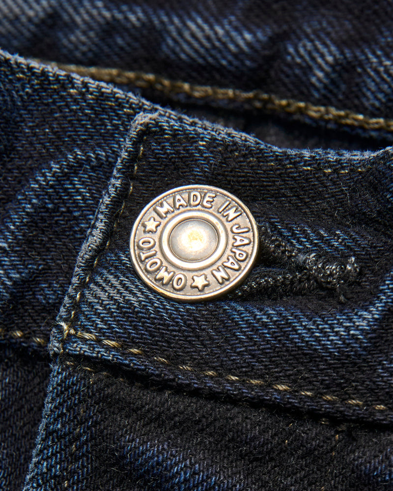 0815-BCH "Charcoal Overdye" 13.5oz Selvedge Denim - Loose Fit